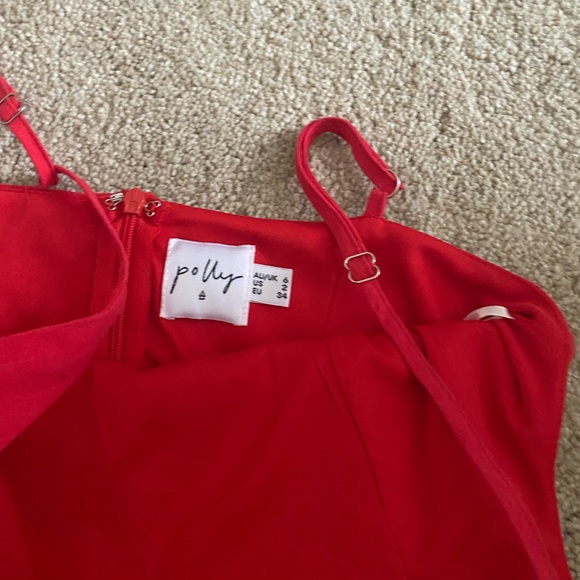 Red American Threads Dress Size 2 - Picture 3 of 4